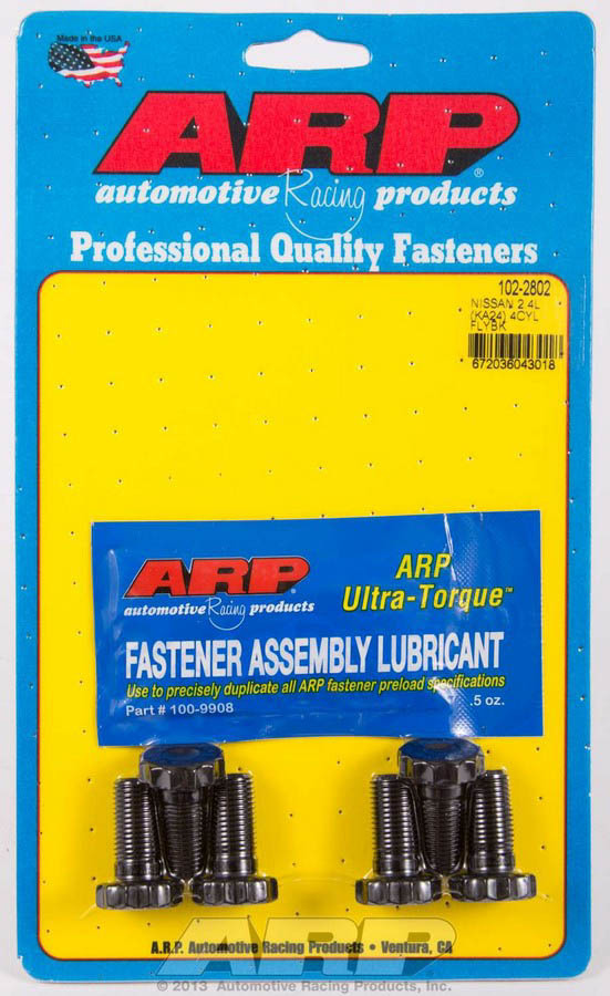 ARP 102-2802 Nissan Flywheel Bolt Kit 2.4L KA24 4-Cylinder