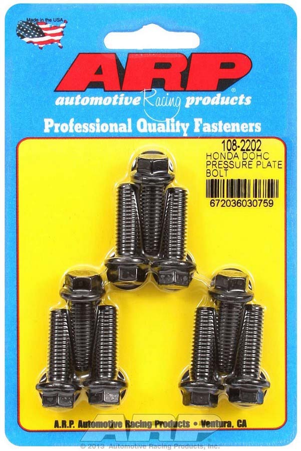 ARP 108-2202 Pressure Plate Bolt Kit - Honda DOHC