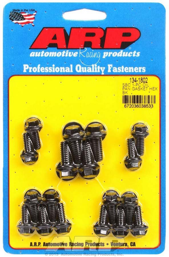 ARP 134-1802 SBC Oil Pan Bolt Kit - 6pt.