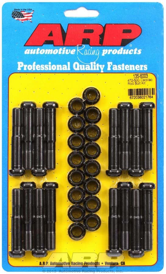 ARP 135-6003 Cady Rod Bolt Kit - Fits 472/500