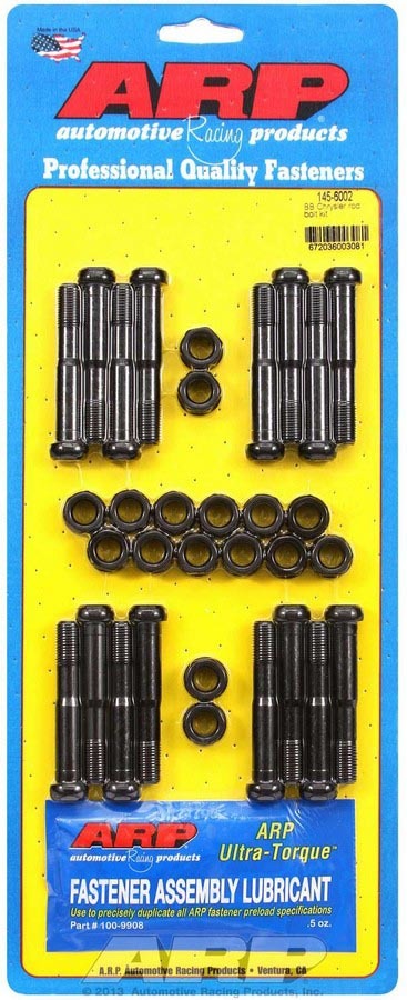 ARP 145-6002 BBM Rod Bolt Kit - Fits 383-440 Wedge