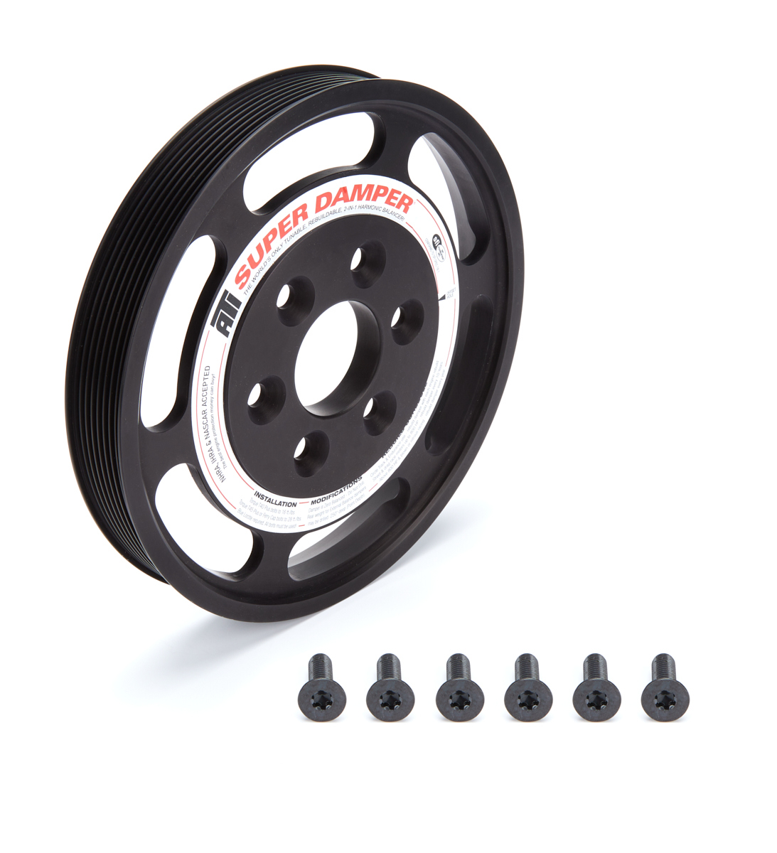 ATI 10% Overdrive Lower Supercharger Drive Pulley for dry sump LT4 Corvette