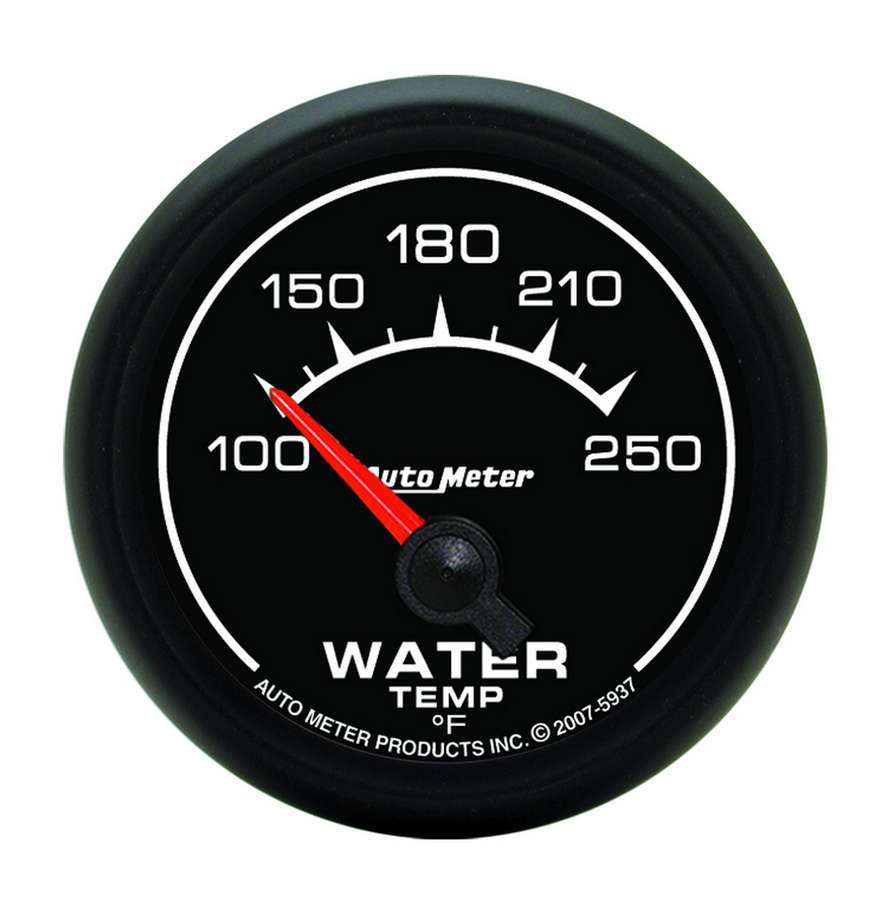 Auto Meter, Water Temperature Gauge, ES, 100250 Degree F, Electric, Ana
