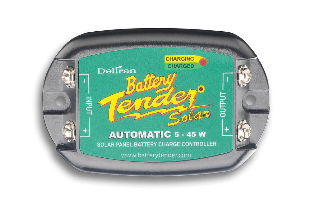BATTERY TENDER Battery Charger, Battery Tender Solar, 5-45 Watt Input, Solar Panel Controller, Each