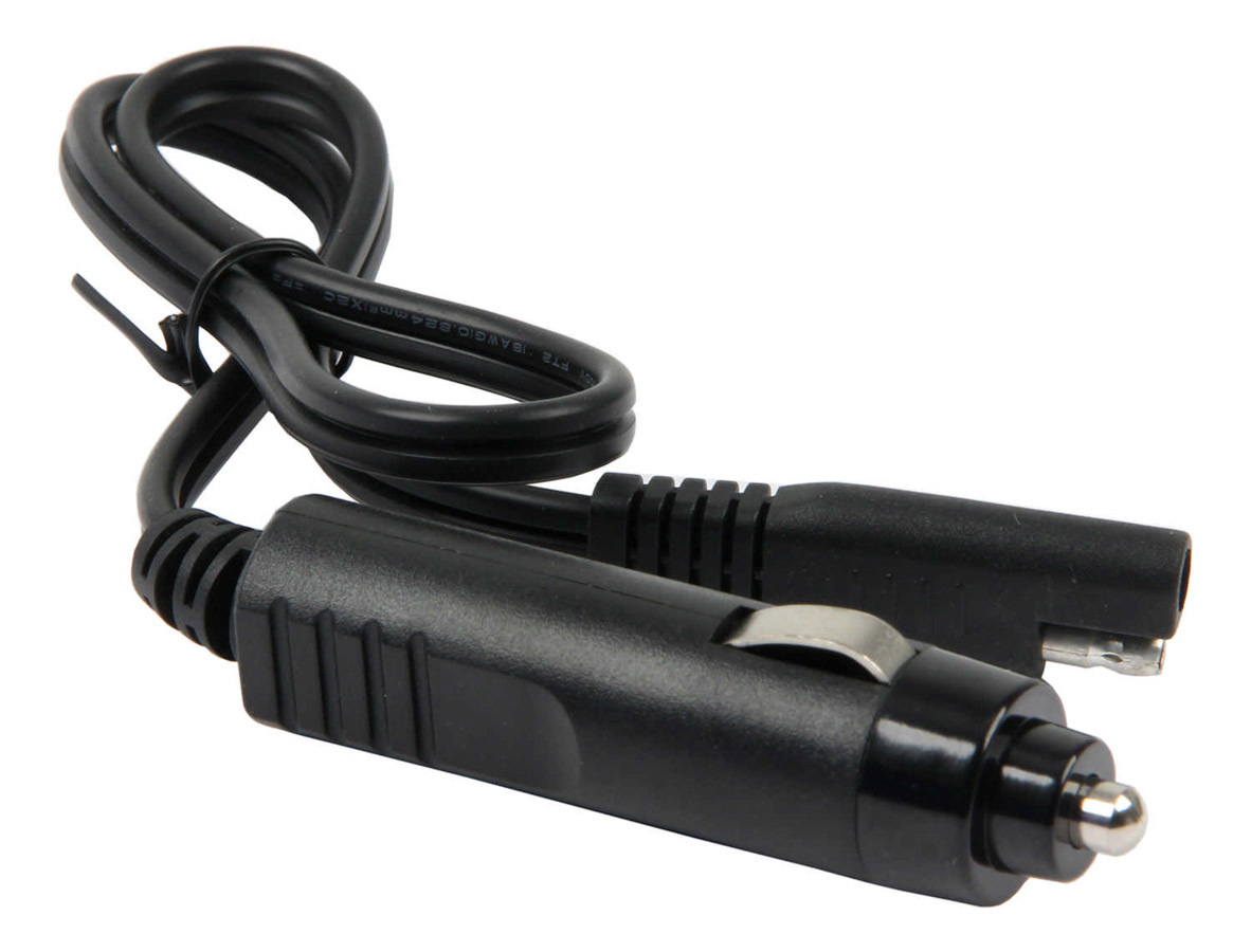 BATTERY TENDER Battery Charger Adapter Cord, 12V Battery Tender to Cigarette Power Outlet, Coil Cord, Quick Connect, Each