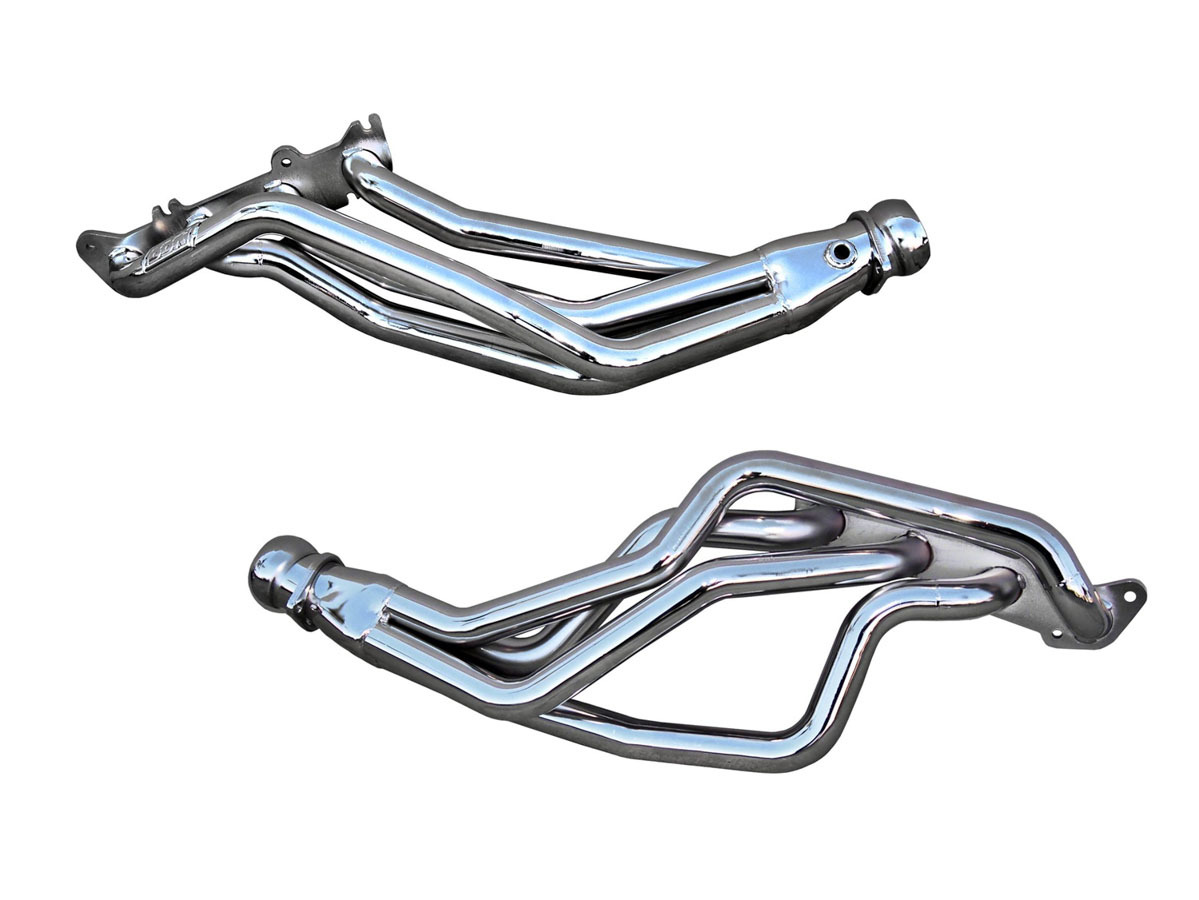 BBK Headers, Swap Long Tube, 1-3/4" Primary, 3" Collector, Stainless, Natural, Ford Coyote, Ford Mustang 1979-2004