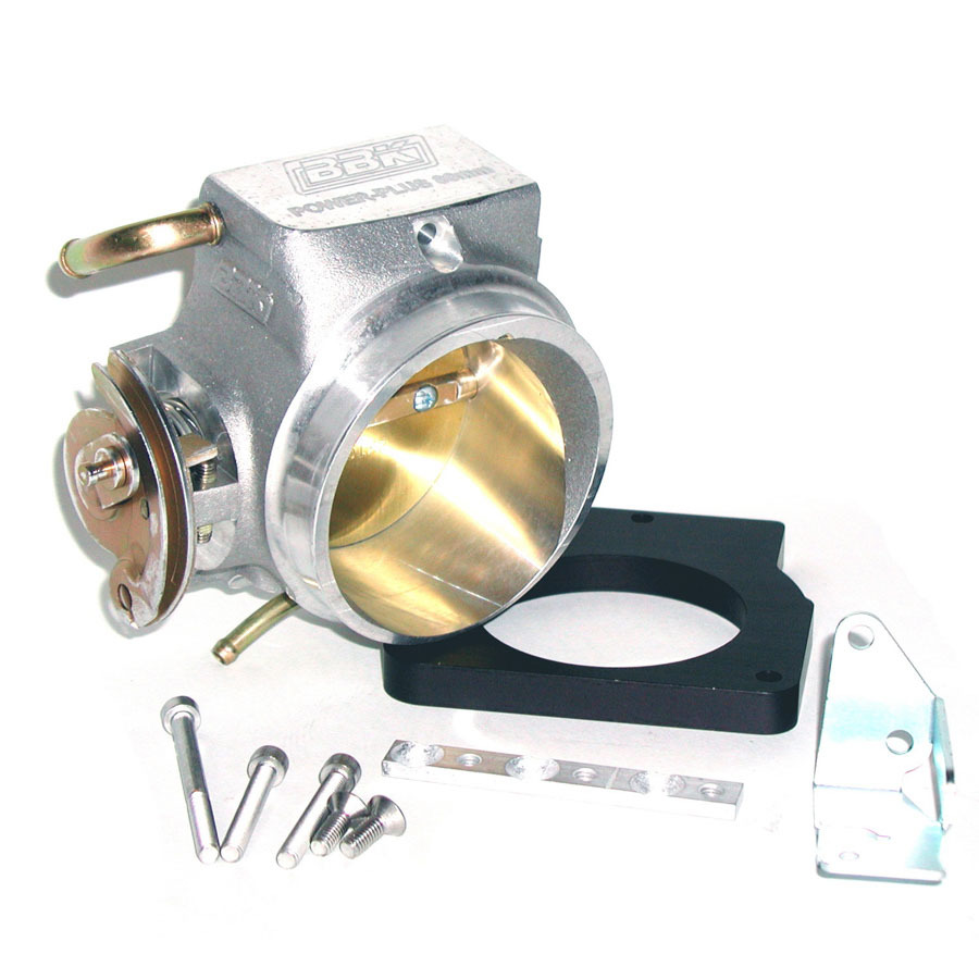 BBK Throttle Body, Power Plus, Stock Flange, 80 mm Single Blade, Aluminum, Natural, 3-Bolt, GM LS-Series, GM F-Bod