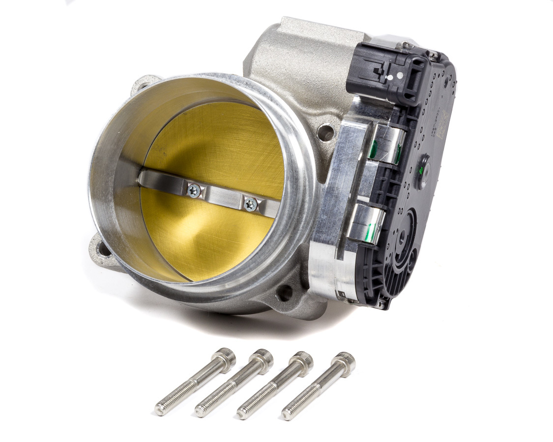 BBK Throttle Body, Power Plus, Stock Flange, 85 mm Single Blade, Aluminum, Natural, Ford Coyote, Ford Mustang 2015