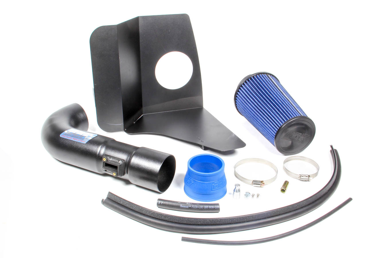 BBK Air Induction System, Power Plug Black Out, Reusable Oiled Filter, Black Powder Coat, Chevy V6, Chevy Camaro 2