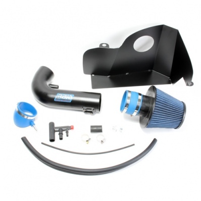 BBK Air Induction System, Power Plus Black Out, Reusable Oiled Filter, Black Powder Coat, Ford Coyote, Ford Mustan