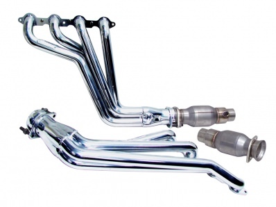 BBK 2010-15 Camaro LS3/L99 1-7/8" Long Tube Exhaust Headers, Chrome Steel, Off Road, w/ Cats