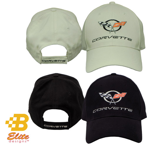 C5 Corvette Premium Brushed Cotton Hat Black -BDC5EH190