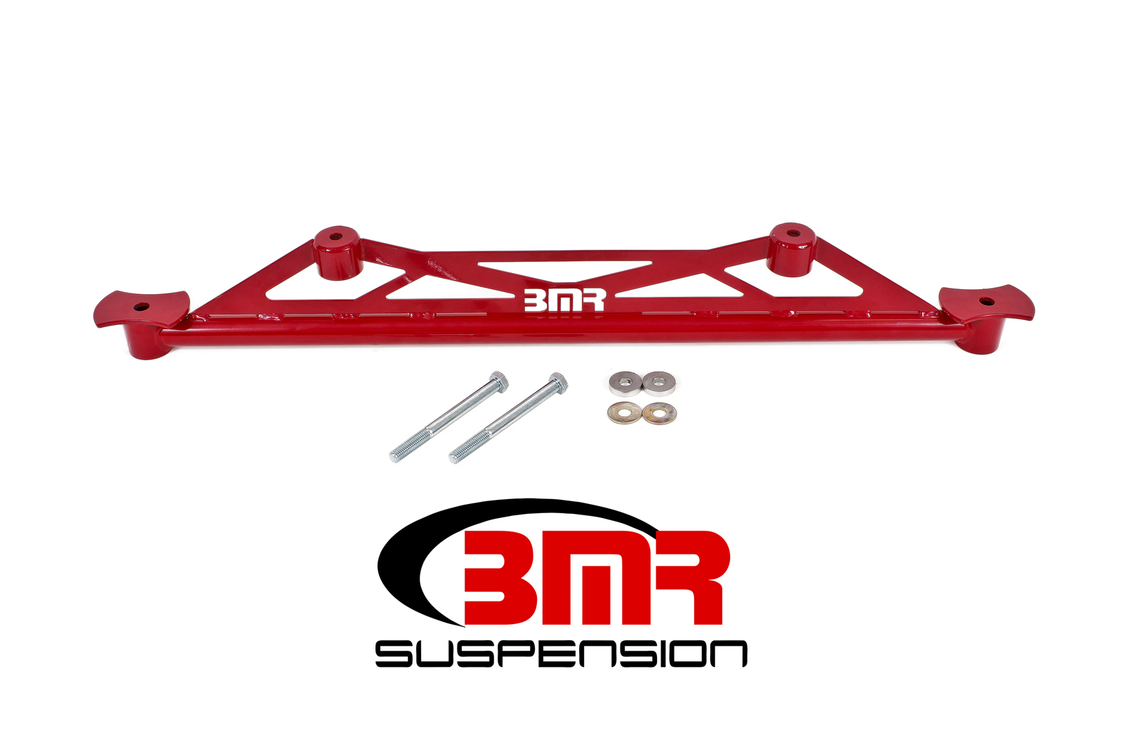 BMR Suspension Chassis Brace, Cradle, Steel, Red Powder Coat, Chevy Camaro 2016-22+, Each