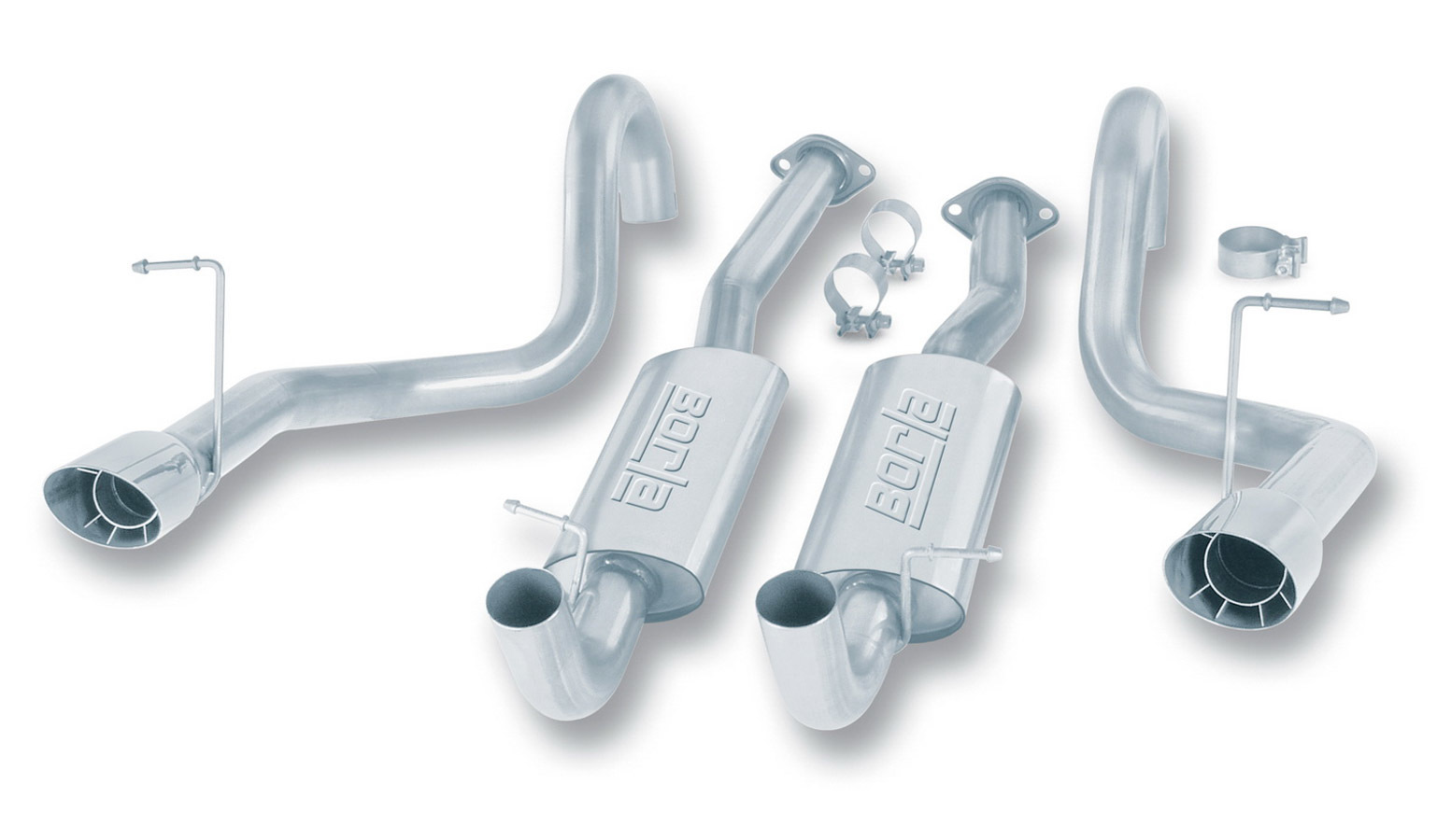 S-Type Cat-Back Exhaust System, 1994-1995 Mustang GT/Cobra 5.0L V8 Automatic/Man