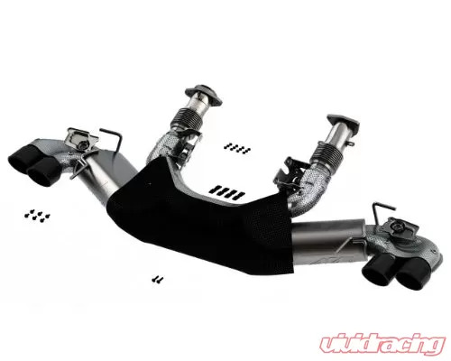 Borla Catback Exhaust System ATAK Black Chrome Tips Chevrolet Corvette C8 Stingray 2020-2024