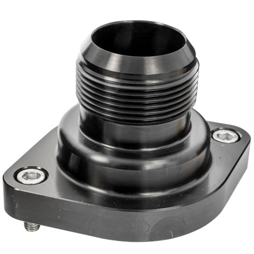 Billet Specialties Straight Water Neck - GM LS-Series - Aluminum