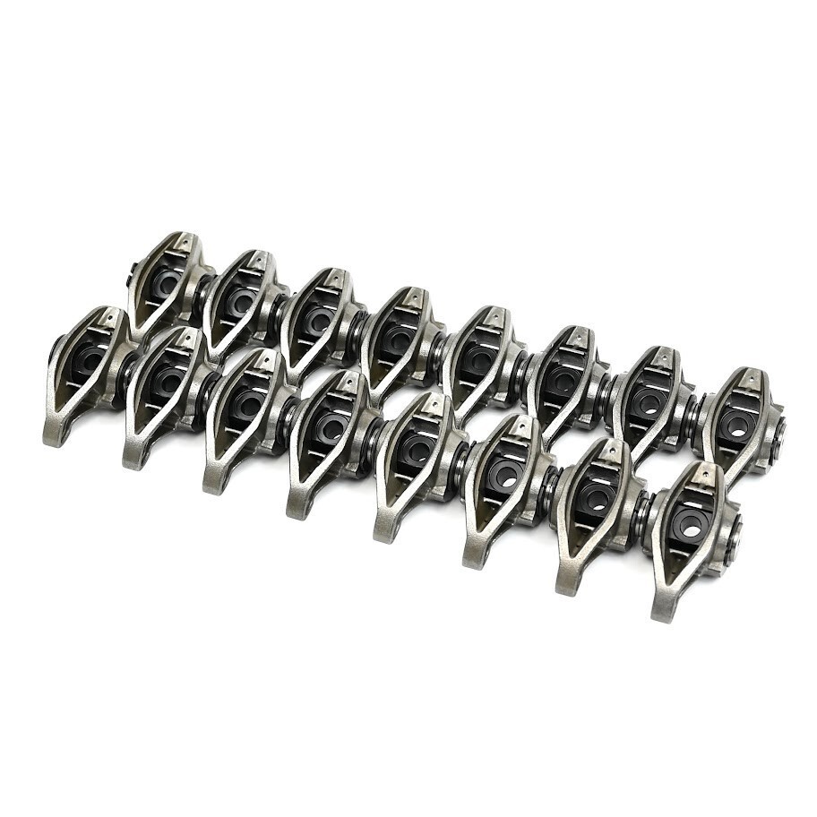 Brian Tooley Racing Pedestal Mount Rocker Arm - GM LS-Series - Set of 16 - Steel
