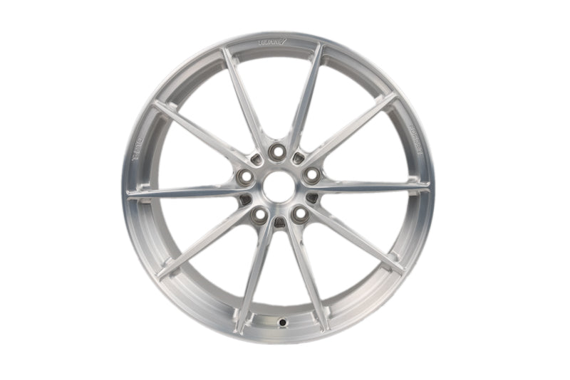 2020-27 C8 Corvette Stingray Titan 7 T-P10 19x9,20x11.5 5x120, Brushed Clear