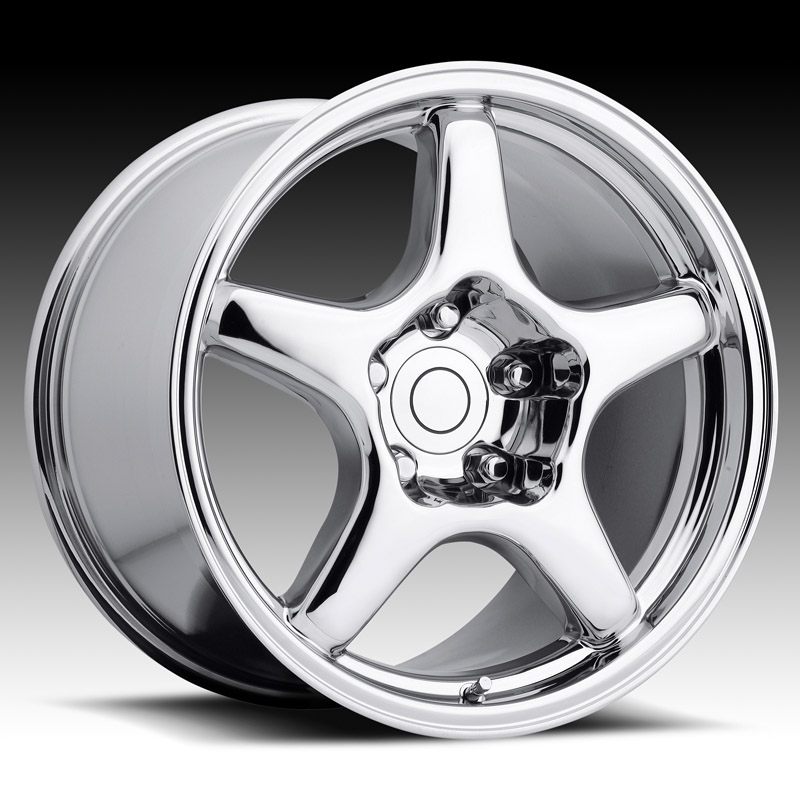 Corvette C4 ZR1 91-96 - Polished Finish Reproduction Wheels, Set of 4, Also fits 4th Gen Camaro, C5 Corvette