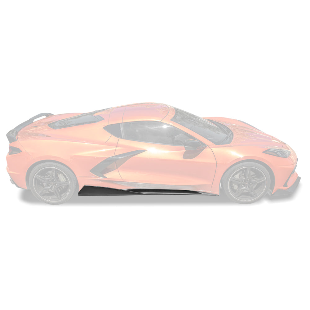 EOS C8 Corvette Dry Carbon Fiber 5VM - Unpainted Black, C8 Corvette Stingray