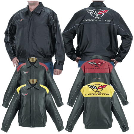 C5 Corvette Super Soft Top Grain Leather Bomber Jacket