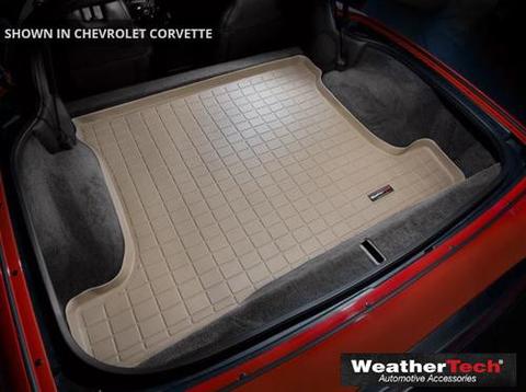 C6 Corvette WeatherTech Cargo Mats - Trunk In Tan Material