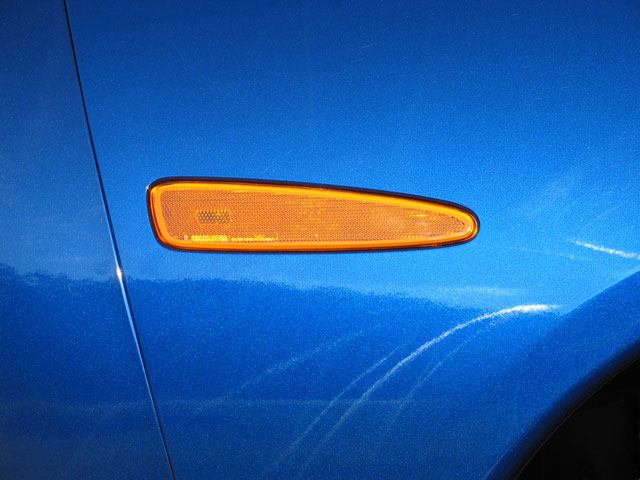 Rear Side Marker Lamp Left Amber (Export) European - C6 Corvette