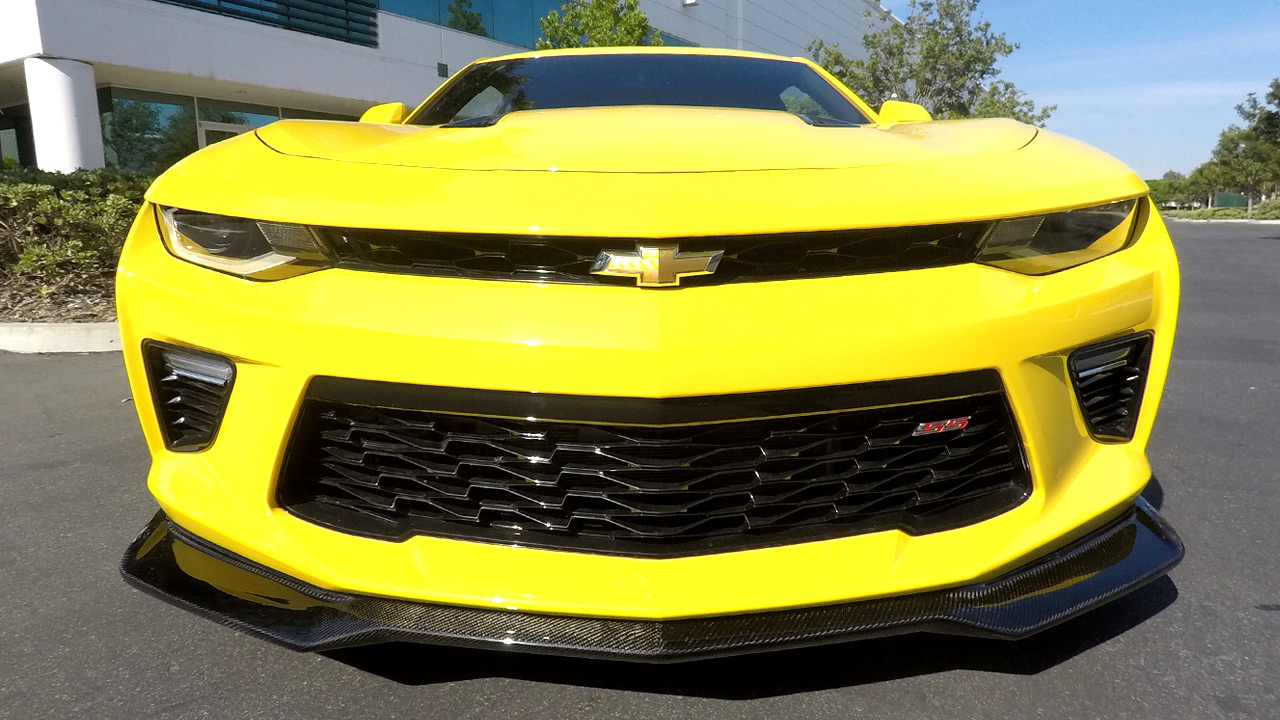 2016-Up Camaro,  ZL1 Front Splitter for Camaro SS,  Fiberglass