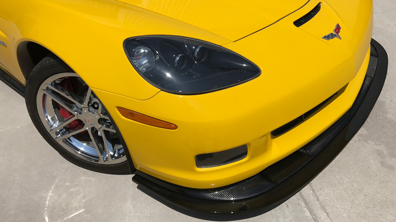 C6 Corvette 06-13 Z06/GS/ZR1, ZR1 front splitter Ext Version, Carbon Fiber