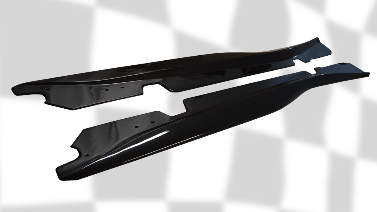C7 Corvette,  GTX Side skirt set,  Carbon Flash