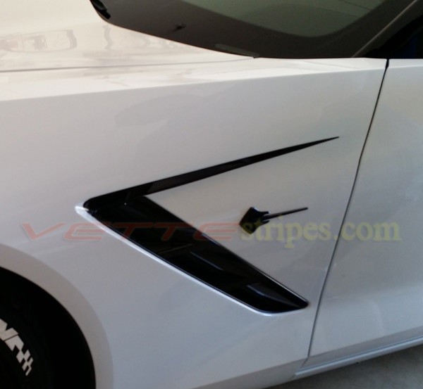 2014-2019  C7 Corvette Stingray Side Vent Spears, Pair