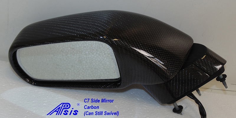 C7 Corvette 14-19 Laminated Carbon Fiber Side Mirror , $1,288.00 + Core $800.00