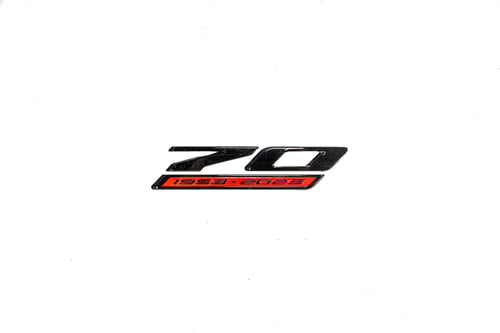 2020-24 C8 Corvette 70th Anniversary Side Emblems - PAIR
