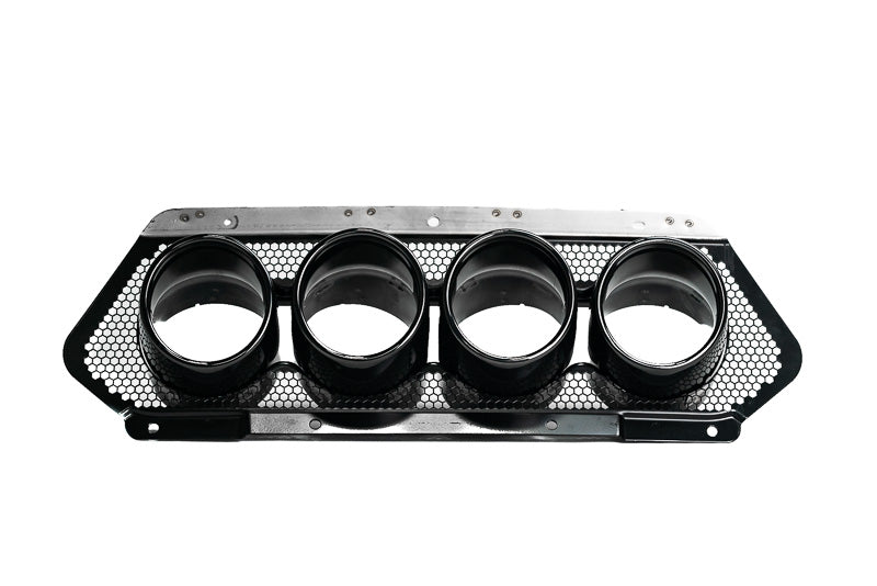 2020-27 C8 Corvette Z06/ZR1/Grand Sport Center OEM Exhaust Tips, Gloss Black