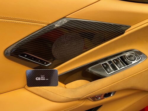 2020+ Corvette C8 Carbon Fiber Speaker Trim Package - C8 Trim