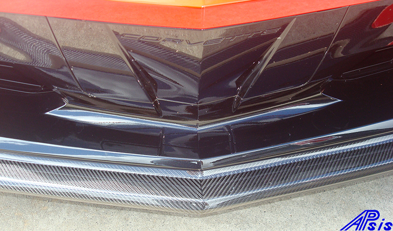 C8 Corvette 2020+ Z51 Style Splitter, Carbon Flash, High Gloss Carbon or Matte Finished Carbon