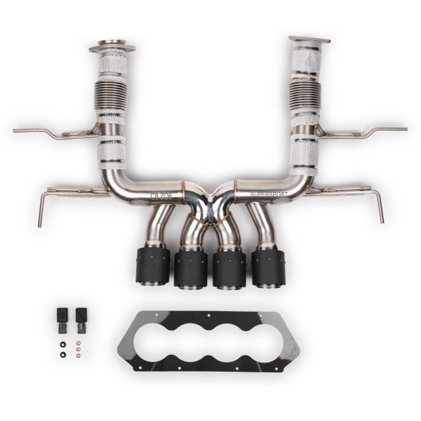 Corvette C8 Z06 Supersport X-Pipe Exhaust 2023+, Carbon