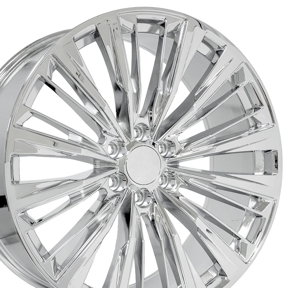 OE Wheels CA93 24x10 6x139.7 31et Chrome Wheel