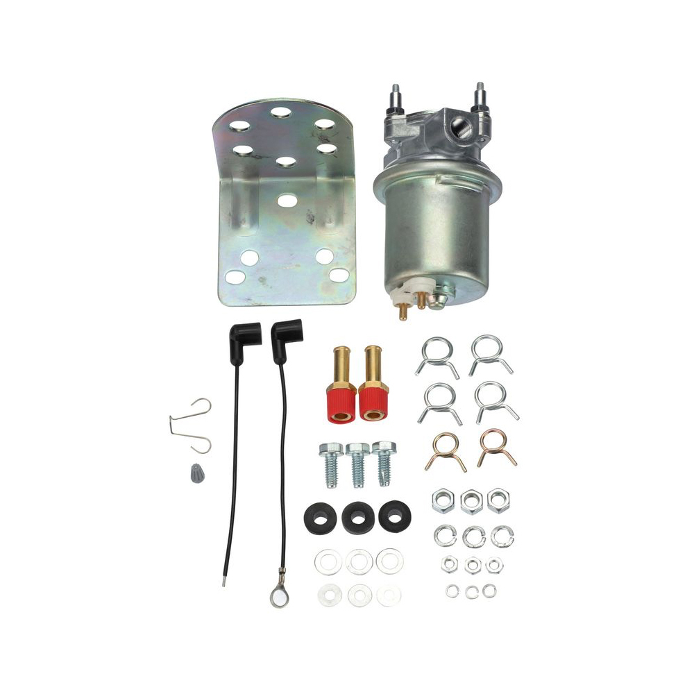 CARTER Fuel Pump, Electric, In-Line, 72 gph, 4-8 psi, 3/8" Hose Barb Inlet Fitting, 3/8" Hose Barb Outlet Fitting, Mo
