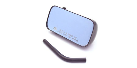 Universal Fitment Carbon Fiber Mirror/Blue Lens/Driver Side