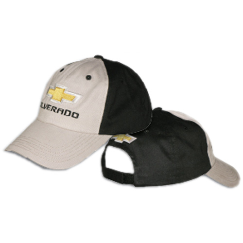 Chevrolet Silverado Black and Grey Cotton Twill Men's Hat  -84678