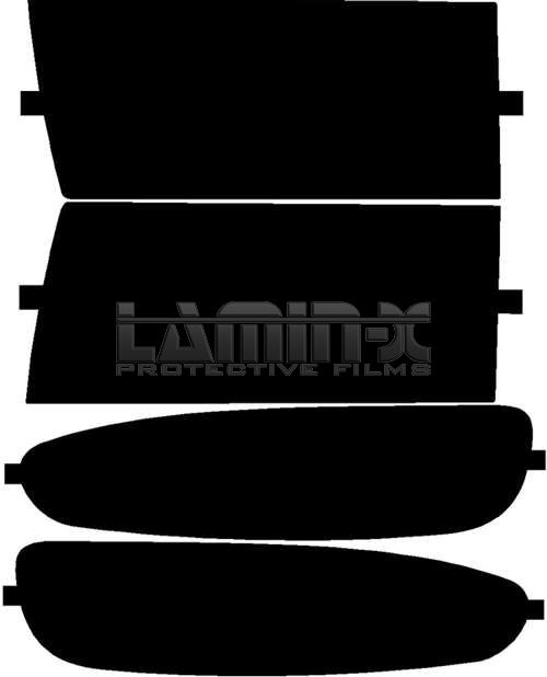 Lamin-X Protective Film Headlight Covers Chevy Corvette C5