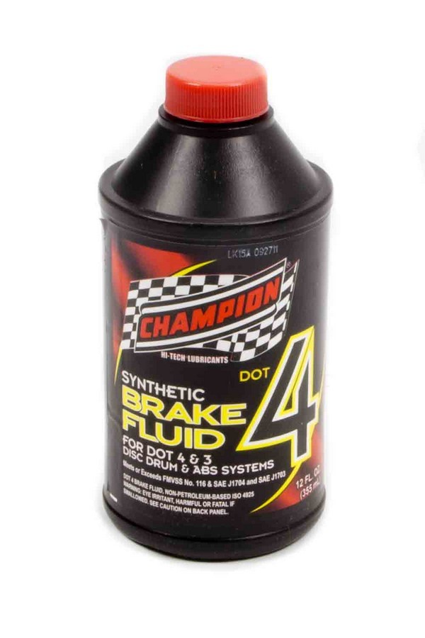 CHAMPION BRAND, Brake Fluid DOT 4 12oz.