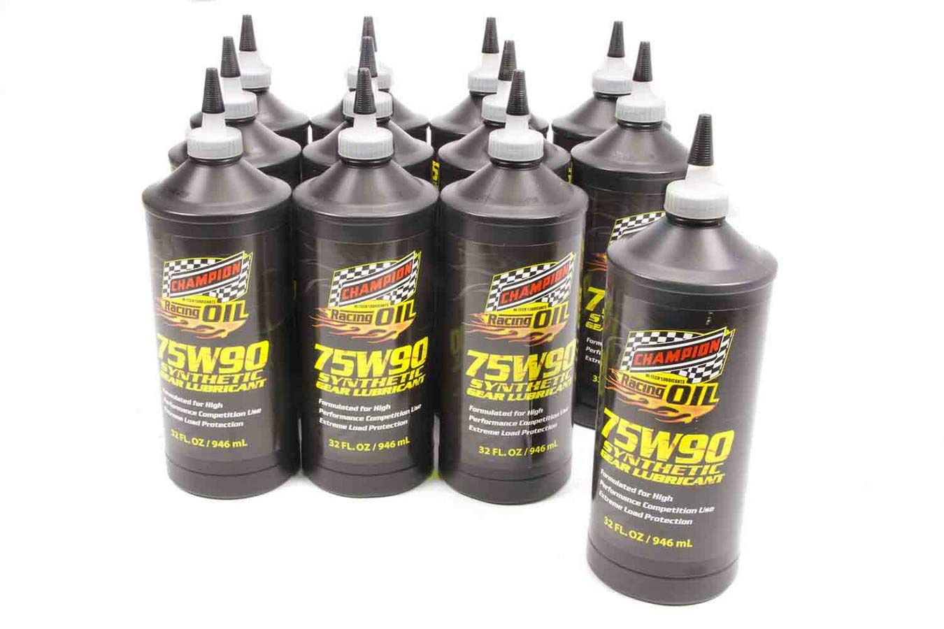 CHAMPION BRAND, 75w90 Synthetic Gear Lube 12x1Qt