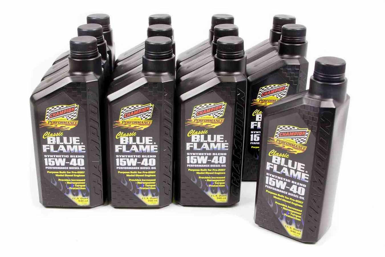 CHAMPION BRAND, 15w40 Synthetic Diesel Oil 12x1Qt