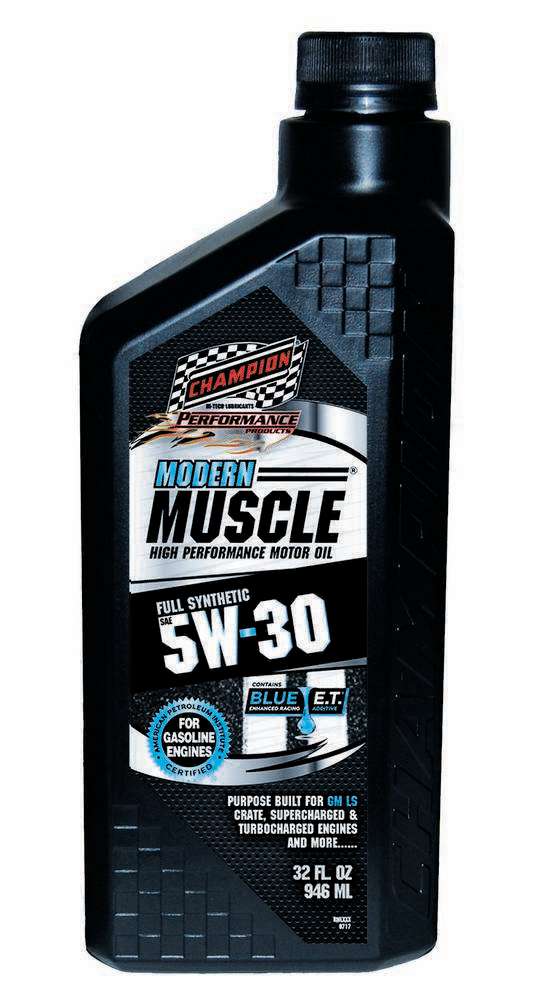 CHAMPION BRAND, Modern Muscle 5w30 Oil 1 Qt. Full Synthetic