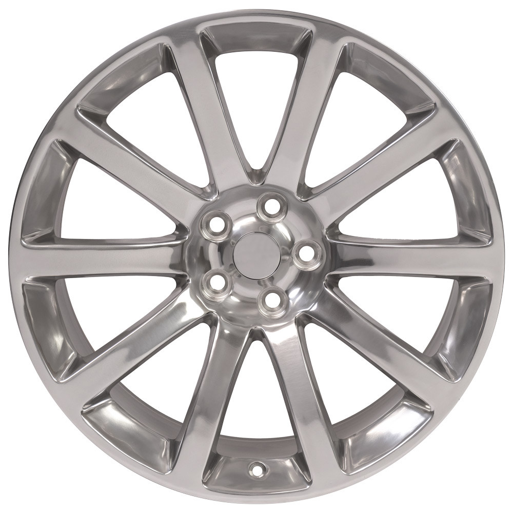 20" Replica Wheel fits Chrysler 300,  CL02 Silver Polished Face 20x9