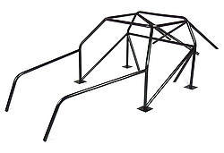 Competition Engr Roll Bar, Main Hoop, Weld-On, 1-5/8" Diameter, 0.134" Wall, Steel, Natural, Ford Mustang 1979-93, Kit