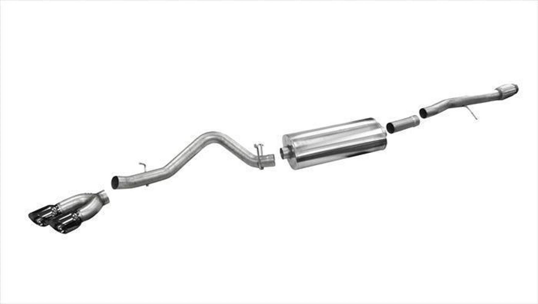 CORSA PERFORMANCE Exhaust System Sport Cat-Back 3-1/2 in Diameter Single Rear Ex