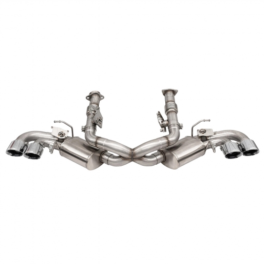 CORSA C8 Corvette Variable Sound Level 3.0 in CAT-Back Quad NPP Exhaust with 4.5” Tips  21103